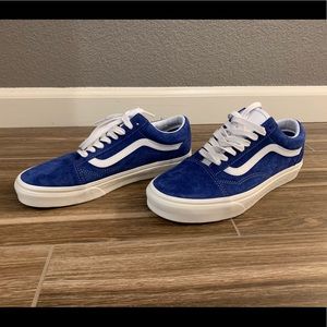 Blue Suede Vans -Brand New, Never Worn